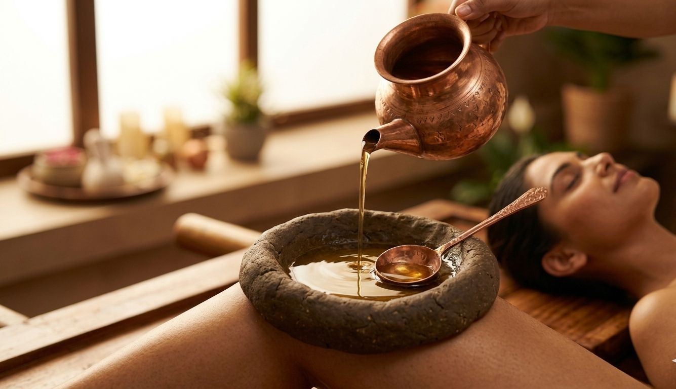 Janu Vasti + Massage